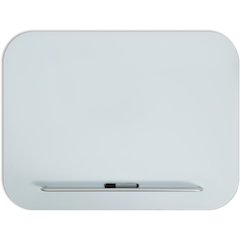 U Brands Magnetic Glass Frameless Dry-Erase Board - 48" (4 ft) Width x 36" (3 ft) Height - White Tempered Glass Surface - Rectangle - Horizontal/Vertical - Magnetic - 1 Each