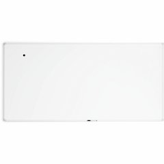 U Brands Magnetic Porcelain Steel Board - 96" (8 ft) Width x 47" (3.9 ft) Height - White Porcelain Steel Surface - White Aluminum Frame - Rectangle - Horizontal/Vertical - Magnetic - 1 Each