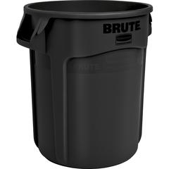 Rubbermaid Commercial Vented Brute 20-gallon Container - 20 gal Capacity - Round - Stackable, Fade Resistant, Warp Resistant, Crack Resistant, Crush Resistant, Reinforced Base, Durable, Ergonomic Hand