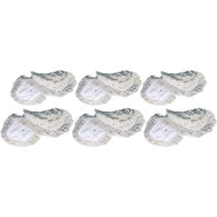 Genuine Joe Dust Mop Head Refill - 60" Width x 5" Depth - Yarn, Cotton, Synthetic - White - 6 / Carton