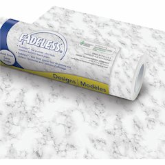 Fadeless Bulletin Board Paper Rolls - Art Project, Craft Project, School, Home, Office Project - 48" Width x 50 ft Length - 50 lb Basis Weight - White - 1 Roll