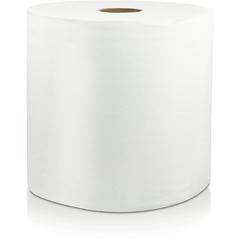 Livi VPG Select Hard Wound Towel - 1 Ply - 8" Width x 600 ft Length - 1 13/16" Core - White - Fiber - 6 / Carton
