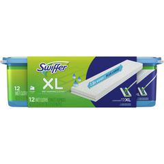 Swiffer Sweeper XL Wet Mopping Pads - X-Large - White - 12/Pack - 1 Each