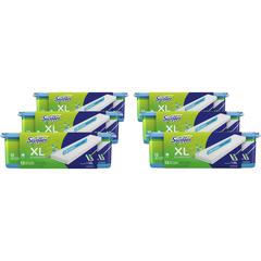 Swiffer Sweeper XL Wet Mopping Pads - X-Large - White - 12/Pack - 6 / Carton