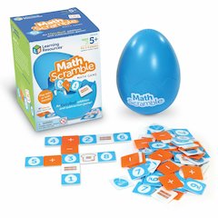 Learning Resources Math Scramble Game - Learning Toy - Theme/Subject: Learning - Multi