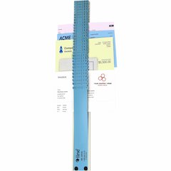 C-Line All-Purpose Sorter - Compartment Size : 9.50" - 2.50" Width x 23.50" Depth - Desktop - Durable - Blue - Plastic - 1 Each
