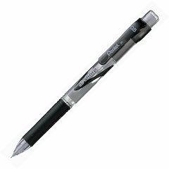 Pentel E-Sharp Mechanical Pencils - 0.5 mm Lead - #2 - Refillable - Black Barrel - 1 Dozen