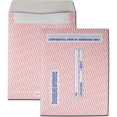 Quality Park 10 x 13 Personal and Confidential Inter-Departmental Envelopes - Inter-department - 10" Width x 13" Length - 28 lb - Gummed - Gray, Red, Blue - Kraft - 100 / Box