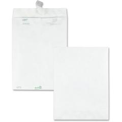 Survivor&reg; 9 x 12 DuPont Tyvek Catalog Mailers with Self-Sealing Closure - Catalog - #10 1/2 - 9" Width x 12" Length - 14 lb - Peel & Seal - White - Tyvek - 100 / Box