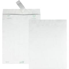 Survivor&reg; 10 x 13 DuPont Tyvek Catalog Mailer with Self-Sealing Closure - Catalog - #13 1/2 - 10" Width x 13" Length - 14 lb - Peel & Seal - White - Tyvek - 100 / Box