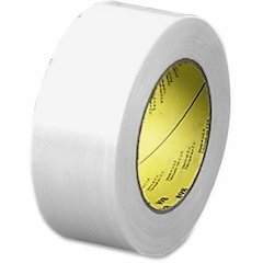 Scotch Premium-Grade Filament Tape - 60 yd Length x 2" Width x 6.6 mil Thickness - 3" Core - Clear - Synthetic Rubber - Glass Yarn Backing - Moisture Resistant, Abrasion Resistant, Curl Resistant, Sta