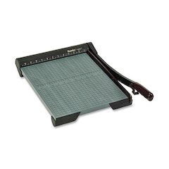 Premier Heavy-Duty Wood Series Paper Trimmers - 20 Sheet Cutting Capacity - 1 Steel Blade - 15" Cutting Length - 4.3" Height x 17" Width x 24" Depth - Non-skid Rubber Feet, Heavy Duty, Locking Blade -