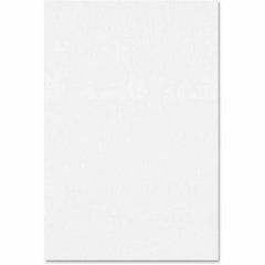 TOPS Second Nature Gum Top Recycled Pads - 100 Sheets - Plain - Double Stitched - 4" x 6" - White Paper - Hard Cover, Perforated - Recycled - 12 / Pack