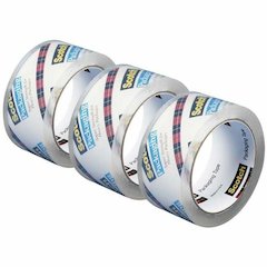 Scotch Heavy-Duty Shipping/Packaging Tape - 54.60 yd Length x 1.88" Width - 3.1 mil Thickness - 3" Core - Synthetic Rubber Resin - Rubber Resin Backing - Split Resistant, Tear Resistant, Breakage Resi