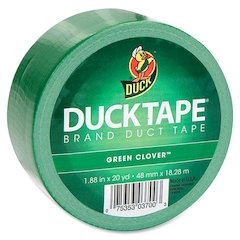 Duck Brand Brand Color Duct Tape - 20 yd Length x 1.88" Width - 1 / Roll - Green