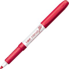 BIC Intensity Fine Point Whiteboard Marker - Fine Marker Point - Red - 1 Dozen