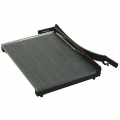 Premier Stakcut Paper Trimmers - 30 Sheet Cutting Capacity - 15" Cutting Length - 0.8" Height x 13" Width x 14.9" Depth - Self-sharpening, Locking Blade, Non-slip Rubber Feet - Wood, Steel - Green - 1