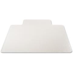 Deflecto RollaMat for Carpet - Carpeted Floor - 53" Length x 45" Width - Vinyl - Clear - 1Each