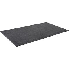 Genuine Joe EcoGuard Indoor Wiper Floor Mats - Indoor - 60" Length x 36" Width - Plastic, Rubber - Charcoal Gray - 1 Each
