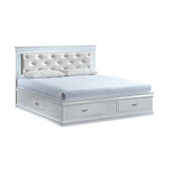 Glory Furniture Lorana Queen Bed, Sparkling White Color
