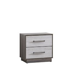 Glory Furniture Aberdeen Nightstand, Gray/Oak