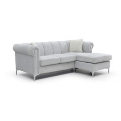 Glory Furniture Sammy Sofa Chaise, Gray Color