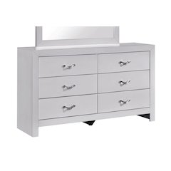 Glory Furniture Moreland Dresser, Sparkling White