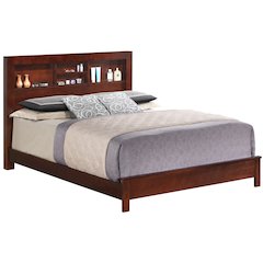 Glory Furniture Burlington Full Bed in Cherry Color