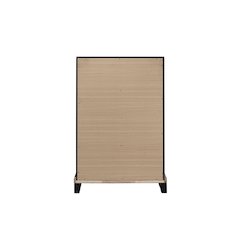 Contemporary Livingston 4 Drawer Chest, Black