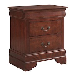 Cherry Nightstand with Traditional Design and Sturdy Construction