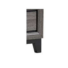 Contemporary Glasgow Queen Bed ( 2 Boxes) , Gray