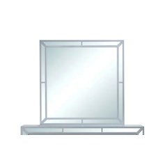 Glory Furniture Murry Mirror, Silver Color
