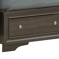 Glory Furniture Madrid King Bed in Gray Color