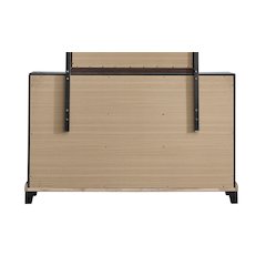 Contemporary Livingston  6 Drawer Dresser, Black