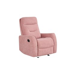 Glory Furniture Paterson Swivel Recliner, Pink