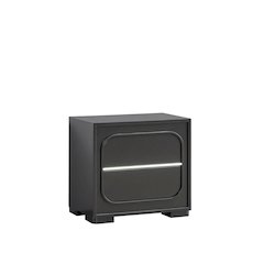 Glory Furniture Wave Nightstand, Wenge