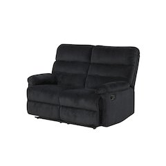 Glory Furniture Lucie Loveseat, Black Color