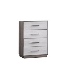 Glory Furniture Aberdeen Chest, Gray/Oak