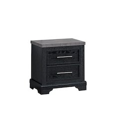 Glory Furniture Grande Nightstand, Black