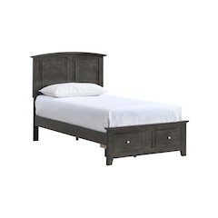 Glory Furniture Hammond Twin Bed, Gray Color
