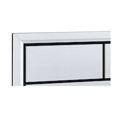 Contemporary Glasgow Queen Bed ( 2 Boxes) , White