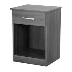 Glory Furniture Lindsey Nightstand in Gray Color