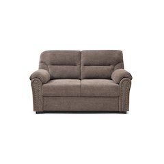 Contemporary Hamilton Love Seat Brown