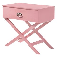 Glory Furniture Xavier Nightstand , Pink