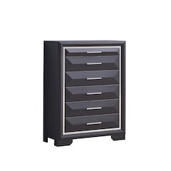 Glory Furniture Liverpool Chest in Black Color