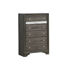 Glory Furniture Madrid Chest in Gray Color