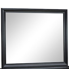 Glory Furniture Madrid Mirror in Black Color