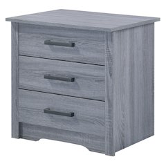 Glory Furniture Hudson Nightstand in Gray Color
