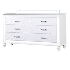 Glory Furniture Livorno Dresser in White Color