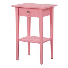 Glory Furniture Dalton Nightstand in Pink Color